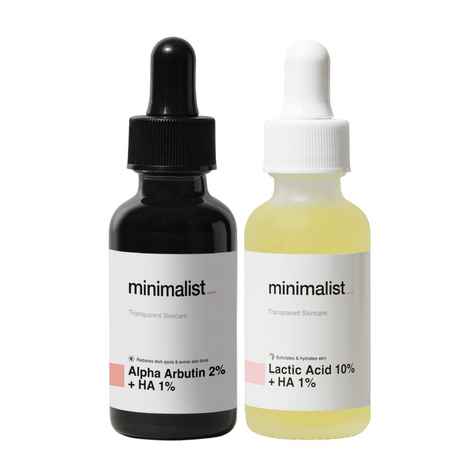 Minimalist Anti Pigmentation Night Kit For Pigmentation Removal & Prevention Combo of 2