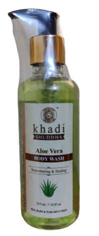 Buy Khadi Shuddha Aloe Vera Body Wash Rejuvenating And Healing (Sls, Sles & Paraben Free) (210 ml) - Purplle