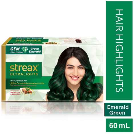Buy Streax Ultralights Gem Collection Green Emerald (60 ml) - Purplle