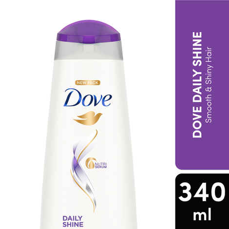 Buy Dove Daily Shine Shampoo (340 ml) - Purplle