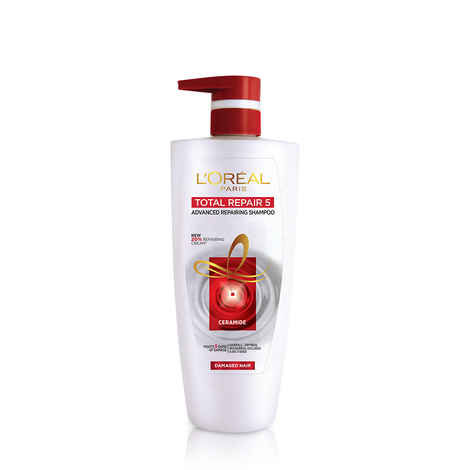 Buy L'Oreal Paris Total Repair 5 Shampoo 704ml with Conditioner 192.5ml - Purplle