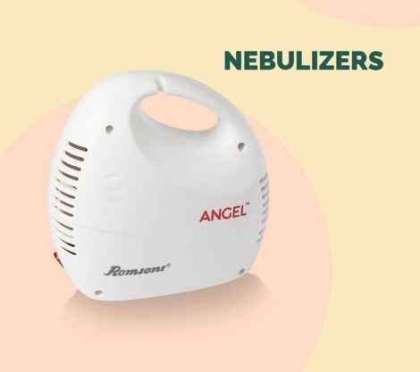 Buy Romsons Angel Nebulizer Machine, Compact & Lightweight Compressor Nebulizer for Kids and Adult (White) - Purplle