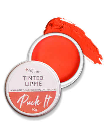 Buy Earth Rhythm Tinted Lippie - Cupid Lip Balm with the goodness of Shea Butter & SPF 30 | Nourishes Lips, Prevent Dryness, for Women & Girls - 10 G - Purplle