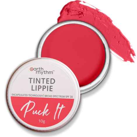 Buy Earth Rhythm Tinted Lippie - Lady Bug Lip Balm with the goodness of Shea Butter & SPF 30 | Nourishes Lips, Prevent Dryness, for Women & Girls - 10 G - Purplle