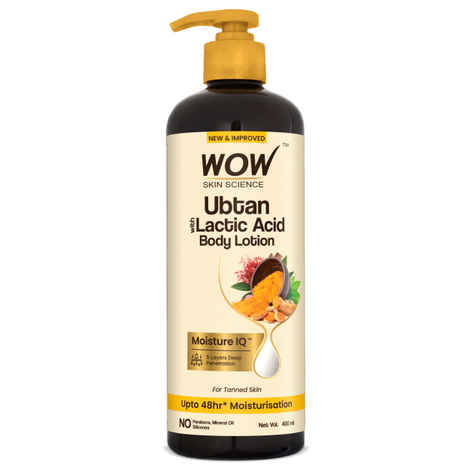 Buy WOW Skin Science Ubtan Body Lotion For Medium Hydration - Dull & Dry Skin - 400 ml - Purplle