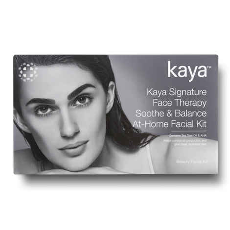Buy Kaya Signature Face Therapy Soothe & Balance At-Home Facial Kit, with Tea Tree Oil & AHA - Purplle