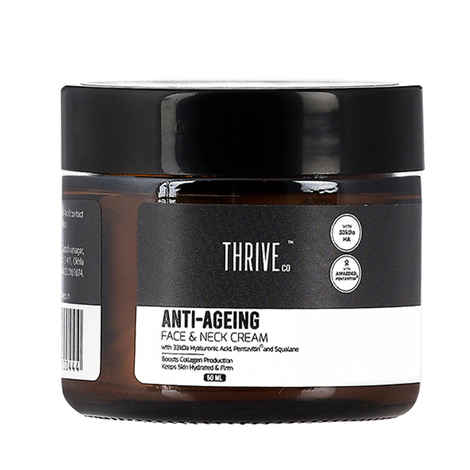 Buy ThriveCo Anti-Ageing Face & Neck Cream: For Plumping, Radiating, Collagen Boosting Skin Care - Purplle