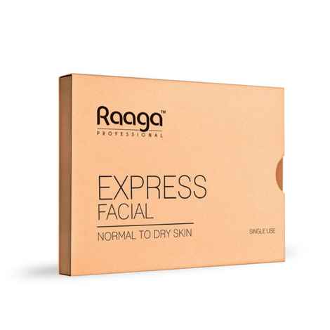 Buy Raaga Professional Express Facial Kit, Normal To Dry Skin (1+1), 35 g*2 - Purplle
