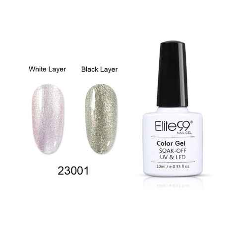 Buy Elite99 10ml Glitter Pearl UV Gel Polish Metal UV Hybrid Gel Lacquer Nail Primer Matte Top Coat Soak Off Nail Art Gel Varnish (E99-10ml-23001) - Purplle
