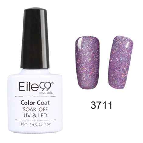 Buy Elite99 Soak Off UV LED Gel Polish Bling Neon Color Nail Varnish Manicure Pedicure 10ML (E99-10ml-3711) - Purplle