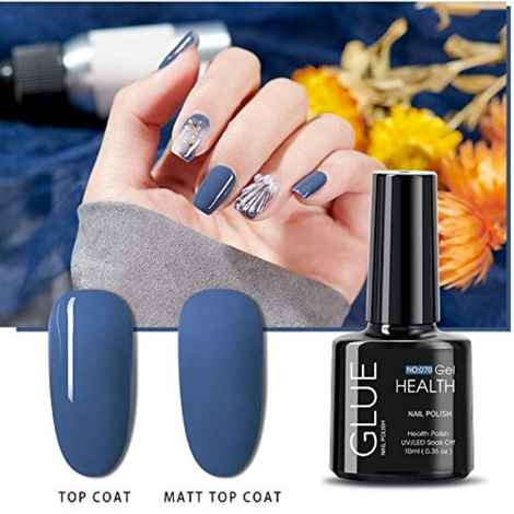 Buy GLUE UV Nail Gel Polish All For Manicure Hybrid Nail Varnish Semi Permanent LED Gel Painting (GL-10ml-070) - Purplle