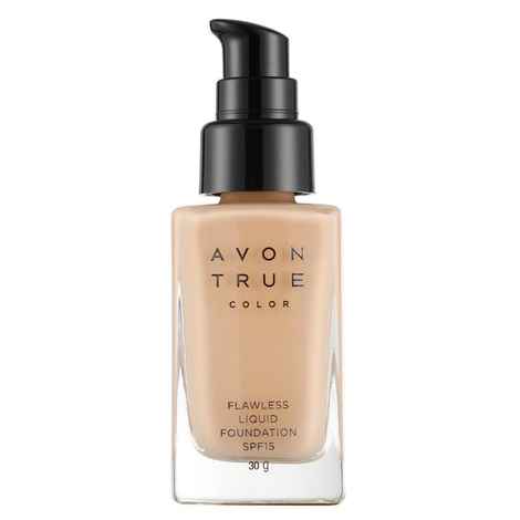 Buy Avon True Color Flawless Liquid Foundation SPF15 30 ml - True Beige - Purplle
