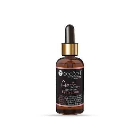 Buy SeaSoul Lightening Eye Serum for Dark Circles, Puffiness, Wrinkles & Crow Feet Reduction - Purplle
