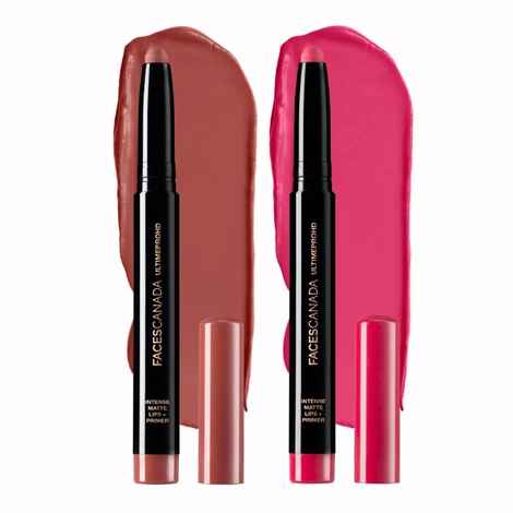 Buy Faces Canada HD Matte Lipstick Natural Coco & Dash of PinK 2.8 g - Purplle