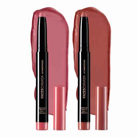 Buy Faces Canada HD Matte Lipstick Perfection & Natural Coco 2.8 g - Purplle