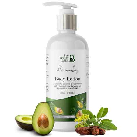Buy The Beauty Sailor Avocado Body Lotion For Ultra Nourishing, Moisturizing, Rejuvenating Skin (300 ml) - Purplle