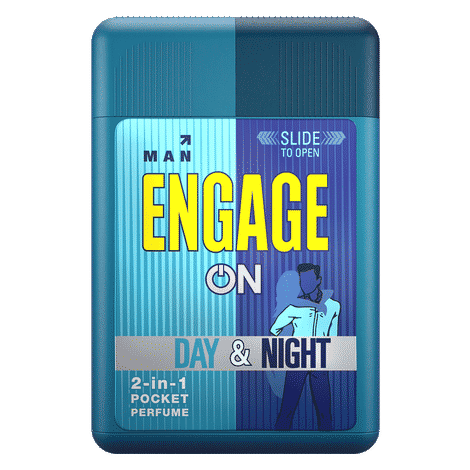 Buy Engage On 2-In-1 Pocket Perfume Man Day & Night, Skin Friendly, 28 ml - Purplle