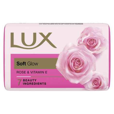 Buy Lux Soft Glow Rose & Vitamin E For Glowing Skin Beauty Soap Mega Pack 3X150 g - Purplle
