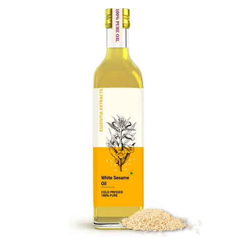 Essentia Extracts Cold-pressed White Sesame Oil, (250 ml)