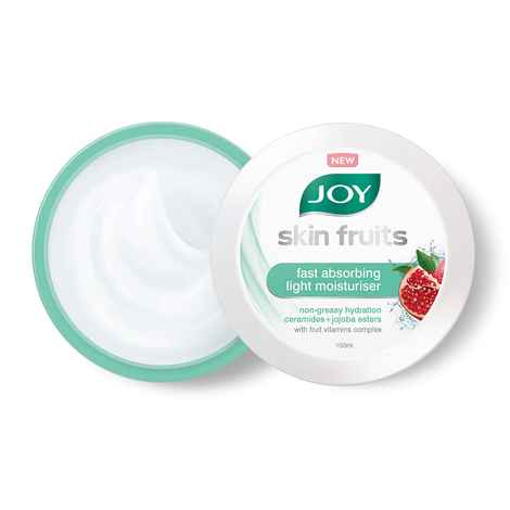 Buy Joy Skin Fruits Fast Absorbing Light Moisturiser Cream, All Skin Types 150 ml - Purplle