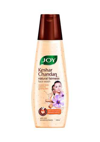 Buy Joy Keshar Chandan Natural Glowing Skin & Fairness Face Wash 100 ml - Purplle
