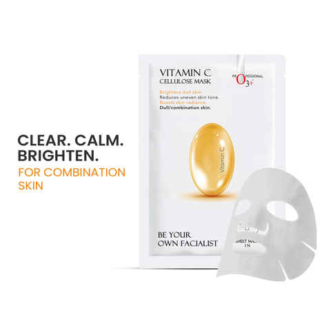 Buy O3+ Facialist Vitamin C Cellulose Mask (30 gm)(Vitamin C) - Purplle