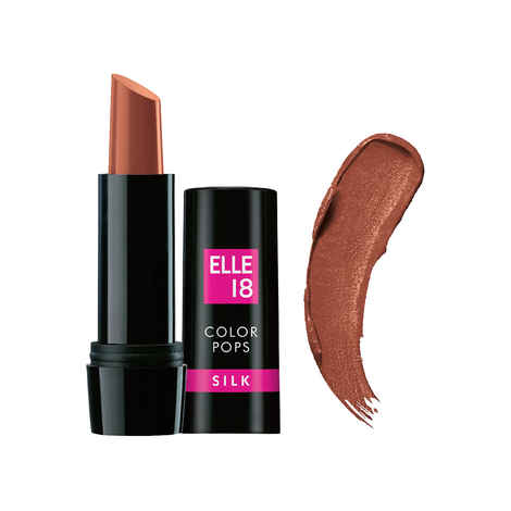 Elle18 Color Pops Silk Lipstick, B41, (4.2 g)