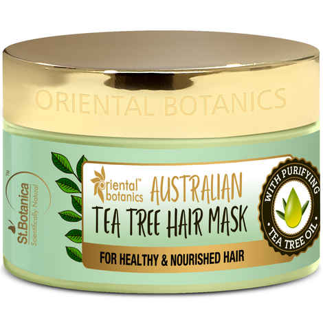 Buy Oriental Botanics Australian Tea Tree Hair Mask For Healthy And Nourished Hair - No SLS / Sulphate, Paraben, 200ml - Purplle
