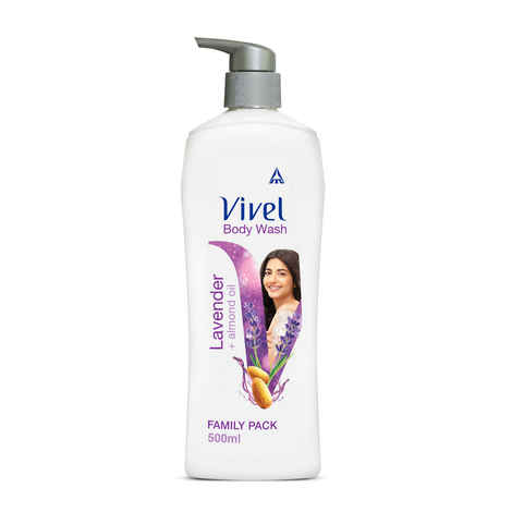 Buy Vivel Body Wash, Lavender & Almond Oil Shower Creme, Fragrant & Moisturising, For Soft & Smooth Skin, High Foaming Formula, 500 ml Pump, For Women And Men - Purplle