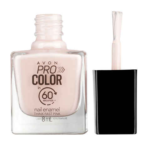 Buy Avon True Color Prespeed Nail Enamel - Think Fast Pink - Purplle