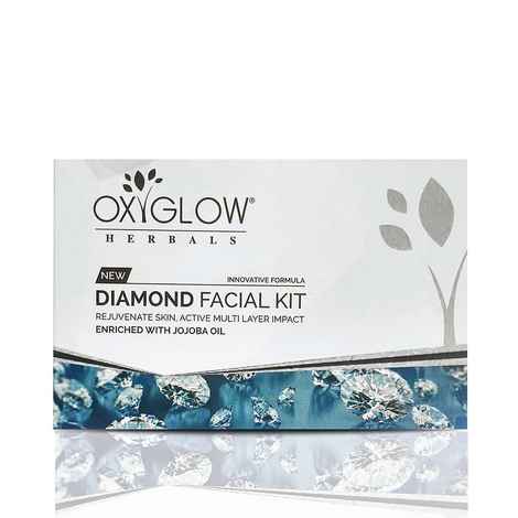 Buy OxyGlow Herbals Diamond facial kit, 63g,Prevent Wrinkles,Diamond Shine - Purplle
