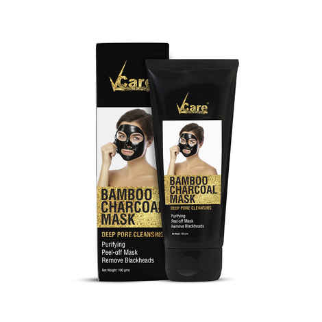 Buy VCare Bamboo Charcoal Mask, 100 gm - Purplle