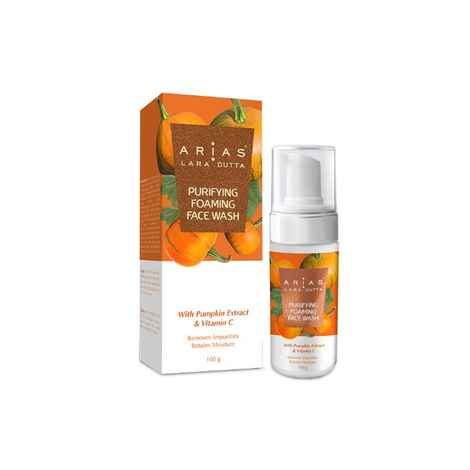 Buy Arias Purifying Pumpkin Face Wash With Vitamin C 100 Ml - Purplle