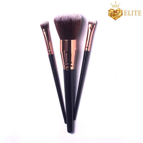 Buy Elite99 Makeup Brush Set 3 Pcs - Purplle