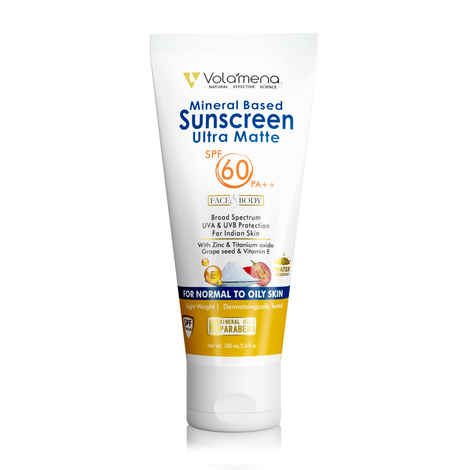 Buy Volamena Mineral Based Sunscreen Gel Ultra Matte 60 Spf (100 ml) - Purplle