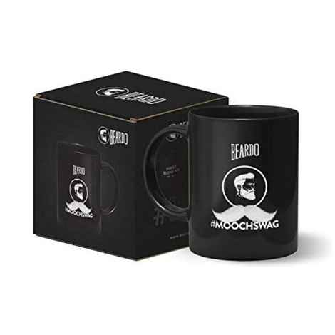 Buy Beardo Mooch Swag Black Mug | Made in India - Purplle