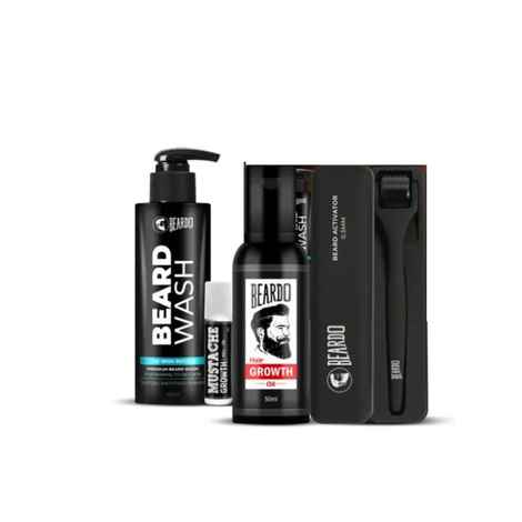 Buy Don Beardo Beard Growth Pro Kit - Purplle