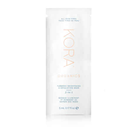 Buy Kora Organics Turmeric Brightening & Exfoliating Mask Sample 5ml - Purplle