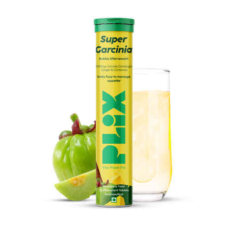 Buy PLIX Garcinia Cambogia Advanced Weight Loss Drink | 15 Effervescent Tablets Pack Of 1| Improve Energy And Burn Fat - Purplle