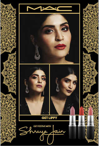Buy M.A.C Shreya Jain Festive Kit - Get Lippy with Verve, Twig & Chilli - 44% Savings - Purplle