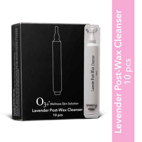 Buy O3+ Lavender Post Wax Cleanser (10ml each) - Purplle