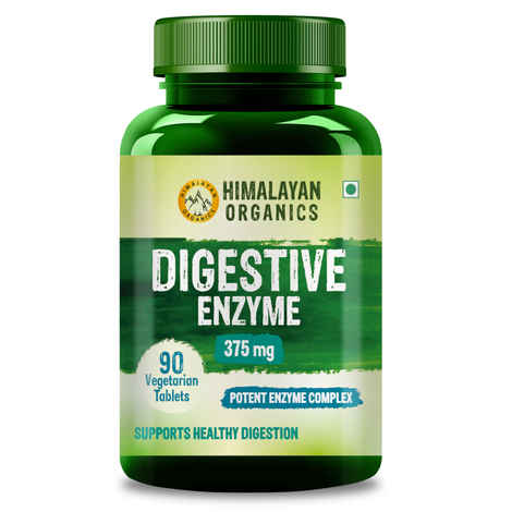 Buy Himalayan Organics Digestive Enzyme for Healthy Digestion- 90 Veg Tablets - Purplle