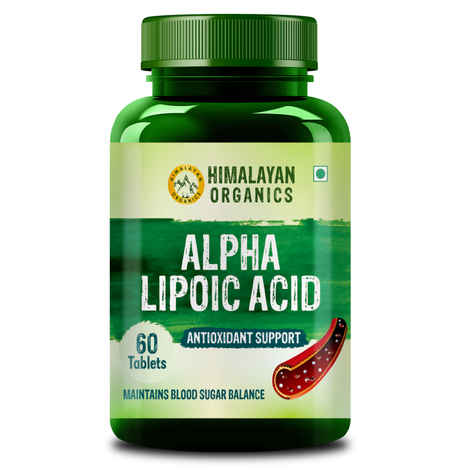 Buy Himalayan Organics Alpha Lipoic Acid 300mg | Boost Liver Function, Healthy Blood Sugar, Antioxidant | 60 Veg Tablets - Purplle