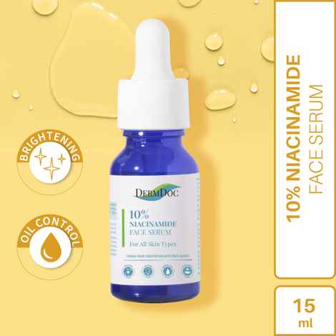 Buy DERMDOC by Purplle 10% Niacinamide Face Serum (15ml) | Skin Brightening | Niacinamide Face Serum I Niacinamide for Oily Skin - Purplle