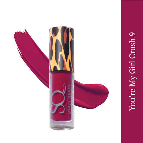 Buy Stay Quirky Mini Liquid Lipstick Purple - You're My Girl Crush 9 | Highly Pigmented | Non-drying | Long Lasting | Easy Application | Water Resistant | Transferproof | Smudgeproof (1.6 ml) - Purplle