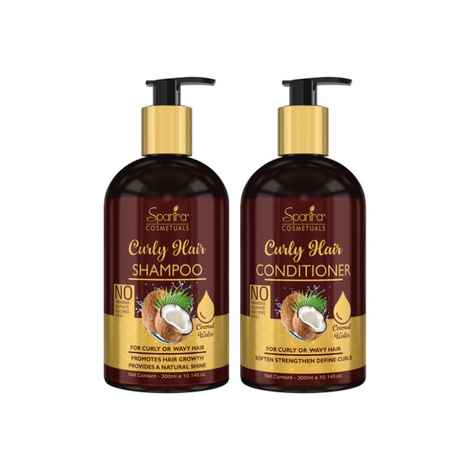 Buy Spantra Curly Hair Shampoo & Conditioner, 300ml Each (combo of 2) - Purplle