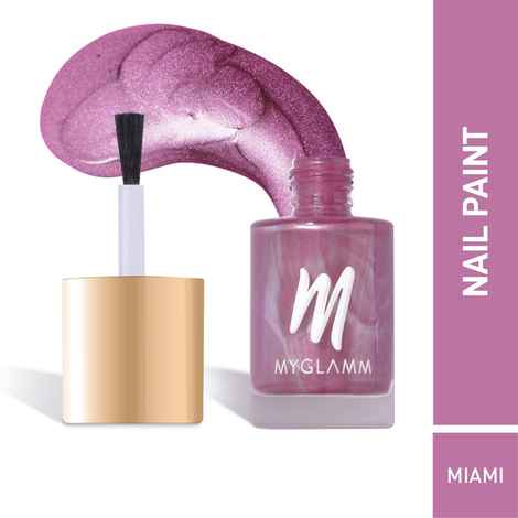 Buy MyGlamm Wandurlust Matt Chrome Nail Paint-Miami-11ml - Purplle
