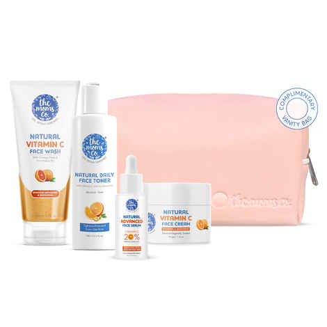 Buy The Moms Co. Natural Advanced Vitamin C Complete Face Care Routine Kit - Purplle