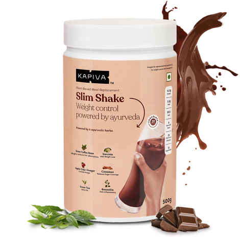 Buy Kapiva Slim Shake - Chocolate (Weight Control Powered By Ayurveda), 500 Grams - Purplle