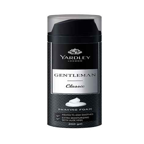 Yardley London Gentleman Classic with Aloe Vera Shaving Foam, 200g